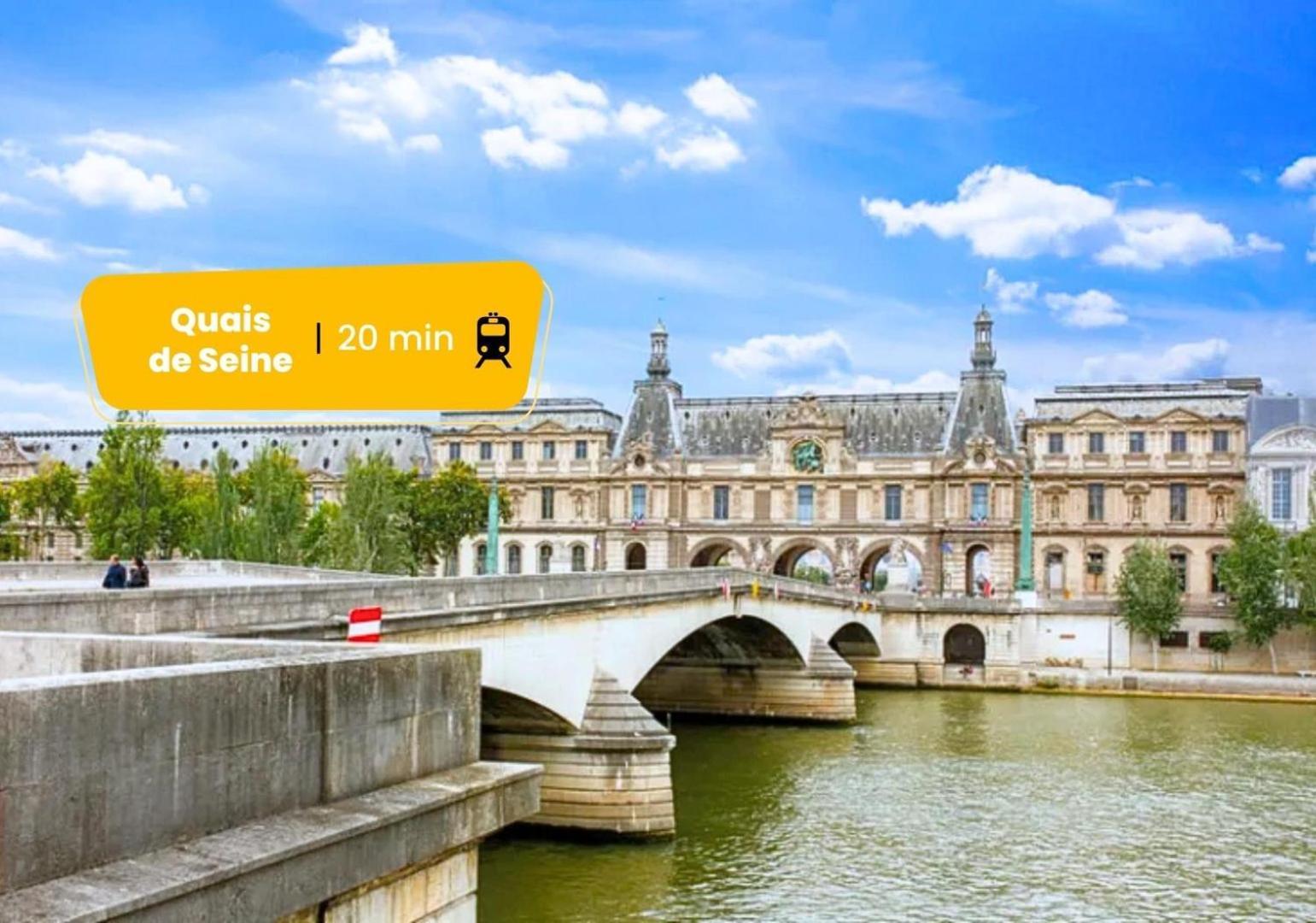 129 Suite Haim - Superbe Appartement A Paris. Bagian luar foto